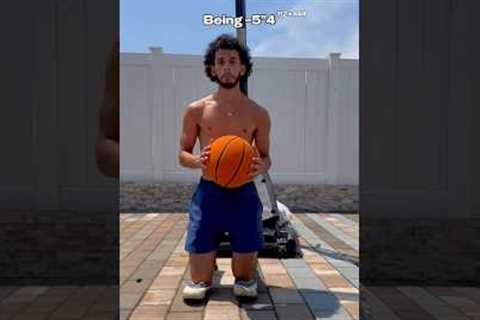 The Struggle of a Short Hooper 😭🏀 we all want to be LeBron fr #basketball #funny #nba