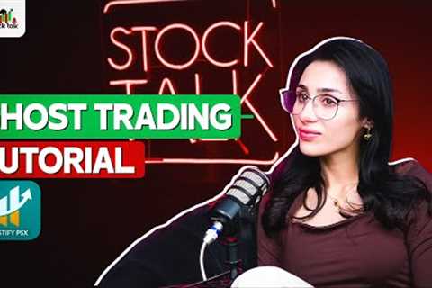 STOCK TALK: Ghost Trading step by step tutorial! Zero risk of loss! (demo trading)