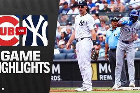 Cubs vs. Yankees Game Highlights (7/13/25) | MLB Highlights