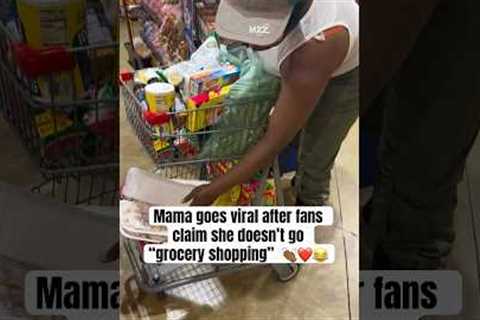 Mama Goes Shoppin 🤣👏🏾‼️ #real #mama #grocery #shopping #mother #nostalgia #viral #shorts #momma