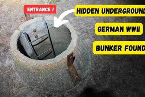 Hidden underground German WWII bunker found. What we find inside is AMAZING !
