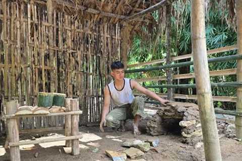 Building a farm at 17 - Young man renovates kitchen and survival skills in abandoned house.