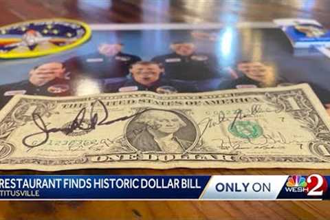Restaurant finds historic dollar bill in Titusville