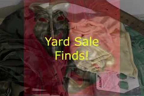 PREPPER YARD SALE FINDS! Camping Prepping Score!