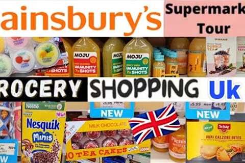 Sainsbury's Supermarket Tour | Food Prices In LONDON  | British Grocery Shopping Vlog