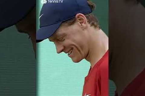 What Happens When You Sneeze During Jannik Sinner's Serve... 🤣