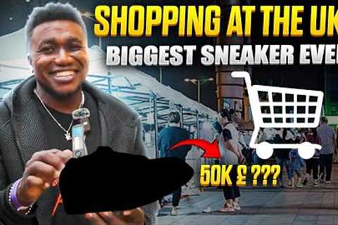 Shopping at the UK’s BIGGEST Sneaker Event £50K Dunks, Grails &amp; Coin Flip  | Crepe City London..