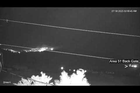 LIVE: Massive Fire Breaks Out Inside Area 51 — 24/7 Rachel, NV Livestream