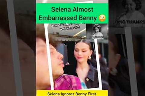 Selena Ignored Benny… Then Realized Cameras Were On 😳💔