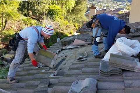 Fastest tile roof leak repair from start to finish...In and Out in under an Hour.
