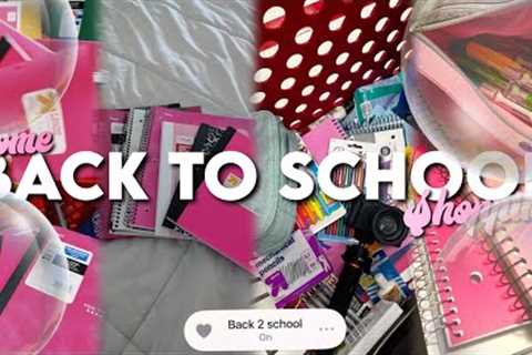 COME BACK 2 SCHOOL SUPPLY SHOPPING WITH ME ✏️📓 I COLLEGE SENIOR * + HAUL 🫧