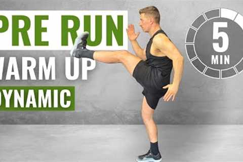 5 Min PRE RUN DYNAMIC WARM UP | Follow Along