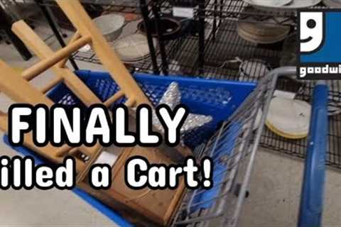 Finally Filled a Cart! - Shop Along With Me - Goodwill Thrift Store