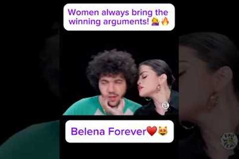 Women always bring the winning arguments! 💁‍♀️🔥 #funny #selenagomez #bennyblanco