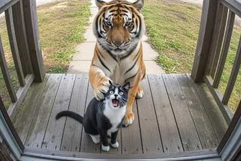 When Your Cat First Encounters with the Natural! 🐱 Funny Cats Videos 2025