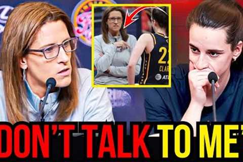 Caitlin Clark SNAPS at Her Coach on Live TV!