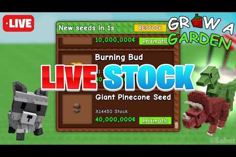 LIVE 🔴 | GROW A GARDEN STOCK, EGGS, WEATHER &amp; COSMETICS! TRADE 24/7!