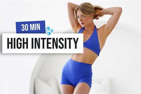 30 MIN KILLER HIIT (Advanced) Workout, No Equipment, Cardio Home Workout