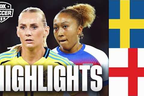 Sweden vs. England UEFA Women's Euro 2025 Highlights | FOX Soccer