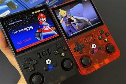 Unboxing R36 PRO Handheld Game Console And Test (60 Fps Retro Console)