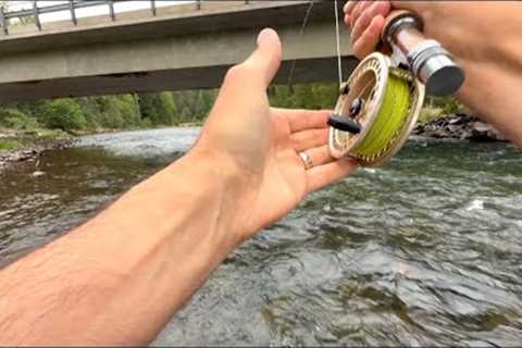 Hooked a HUGE Cutthroat &amp; Near DISASTER Happened (Fly Fishing for Trout)
