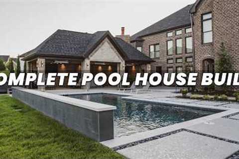 FULL POOL HOUSE BUILD | Construction ASMR | KBUILD Series