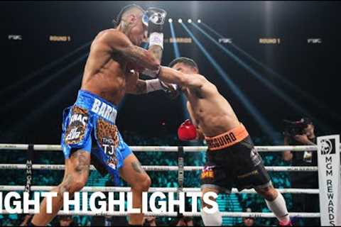 FULL FIGHT HIGHLIGHTS | Manny Pacquiao vs Mario Barrios | Prime Video PPV