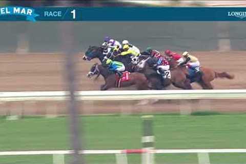 What's a Good Name wins race 1 at Del Mar 7/19/25