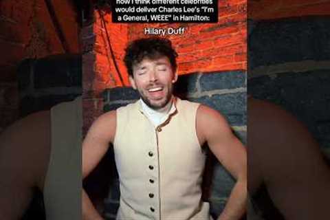 how I think celebrities would do my line in Hamilton 🫡 #theatre #actor #hamilton #musical #broadway