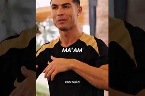 Ronaldo gotscared sobadly because whathis daughter alanawent throughbehind his back #shorts #ronaldo