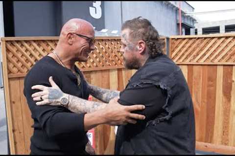 Dwayne ‘The Rock’ Johnson &amp; Jelly Roll Finally Meet After Nearly 10 Years Of Friendship