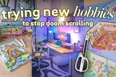 5 cozy hobbies to try when you're bored | no more mindless scrolling! 🤳🏻