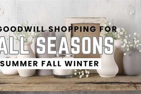 Goodwill Shopping &amp; Transforming Thrift Store Finds into Stunning Home Decor