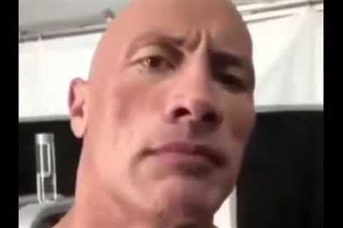 THE ROCK RAISES HIS EYEBROW MEME #shorts