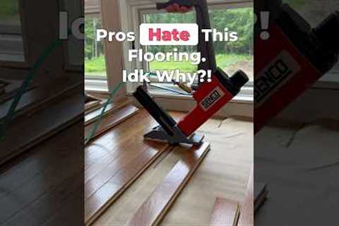 How to Install HardWood Flooring #woodworking #diy #tools