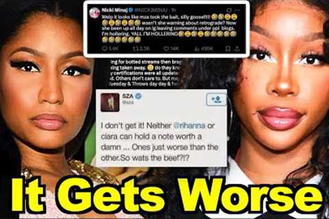 Nicki Minaj BLASTS Old SZA Tweets Dissing Beyoncé, Rihanna, Ciara &amp; ROASTS Sza’s Singing 😬‼️