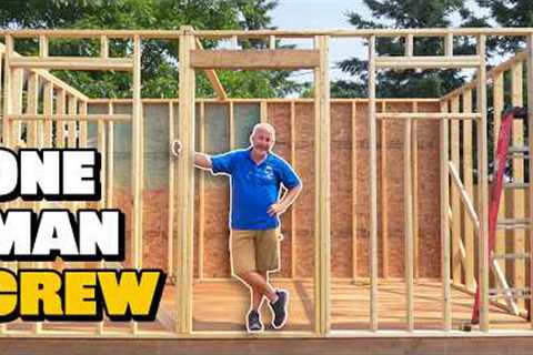 How to Frame a Shed (One Section at a Time)