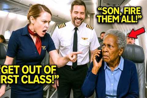 Elderly Woman Kicked Out of First Class — 15 Minutes Later, His CEO Son Arrived, Everything Changed