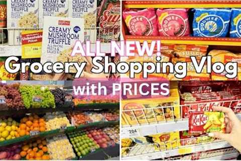 Grocery Shopping Vlog | Realistic Monthly haul @SM Supermarket + Prices | Buying essentials