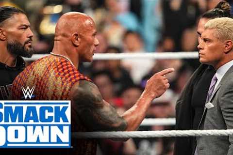 FULL SEGMENT – Rhodes and Rollins accept The Rock and Reigns’ Challenge: SmackDown, March 8, 2024