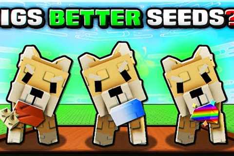 Using Only Seeds My SHIBA INU DIGS UP! (BETTER SEEDS?) | Grow a Garden