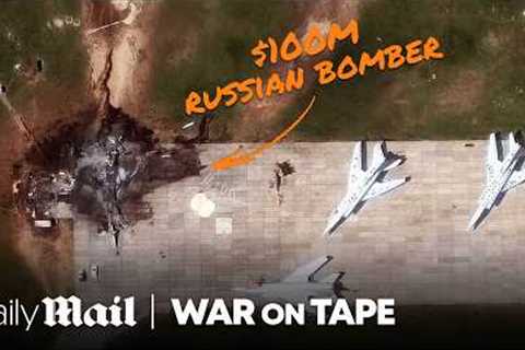 How 117 Drones Destroyed $7 Billion of Russian Aircraft | War on Tape | Daily Mail
