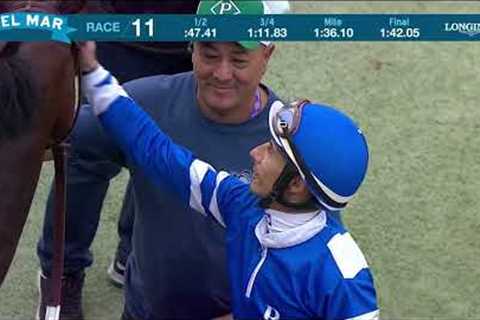 Don't Swear Dave wins race 11 at Del Mar 7/20/25