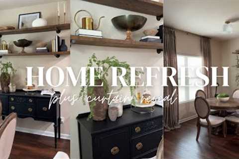 HOUSE TO HOME | NEW HOME DECOR + EASY DIY THRIFT FLIP | MY NEW CURTAINS FROM TWO PAGES &amp; HOME..