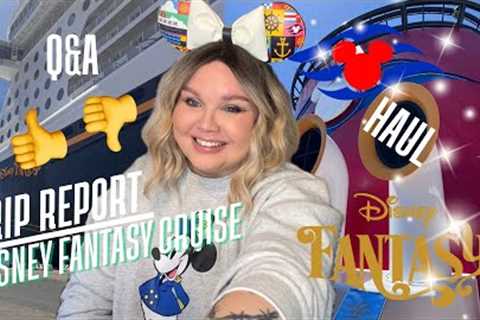 DISNEY CRUISE TRIP REPORT, Q&amp;A AND HAUL⚓️Disney Fantasy European Cruise