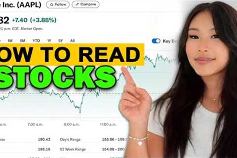 How To Read A Stock Chart | Investing For Complete Beginners