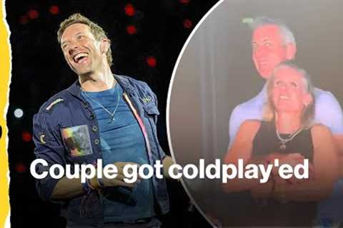 Alleged affair discovered in viral video of Chris Martin calling out couple during Coldplay concert