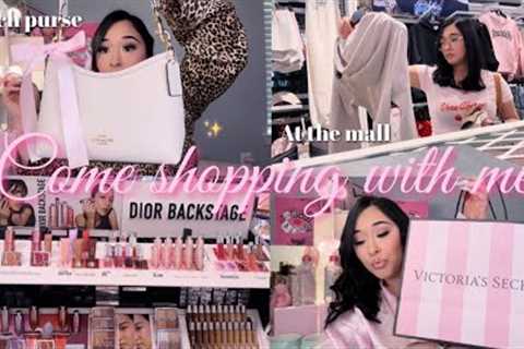 COME SHOPPING WITH ME AT THE MALL + HAUL ♡ (pink and girly shopping spree) ✨🎀