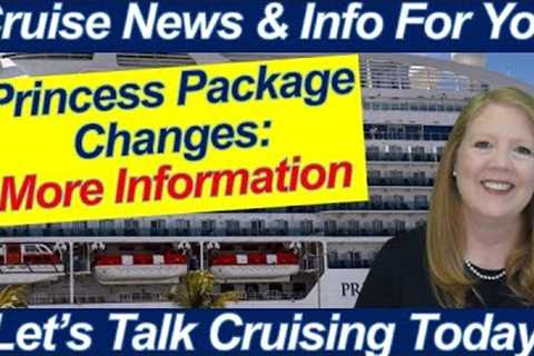 CRUISE NEWS! MORE Princess Package Analysis &amp; Discussion | Greece Port Taxes