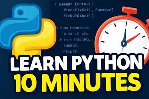 Learn Python in 10 Minutes, Python Tutorial for Beginners (2025) #chatgpt #coding #pythonprogramming